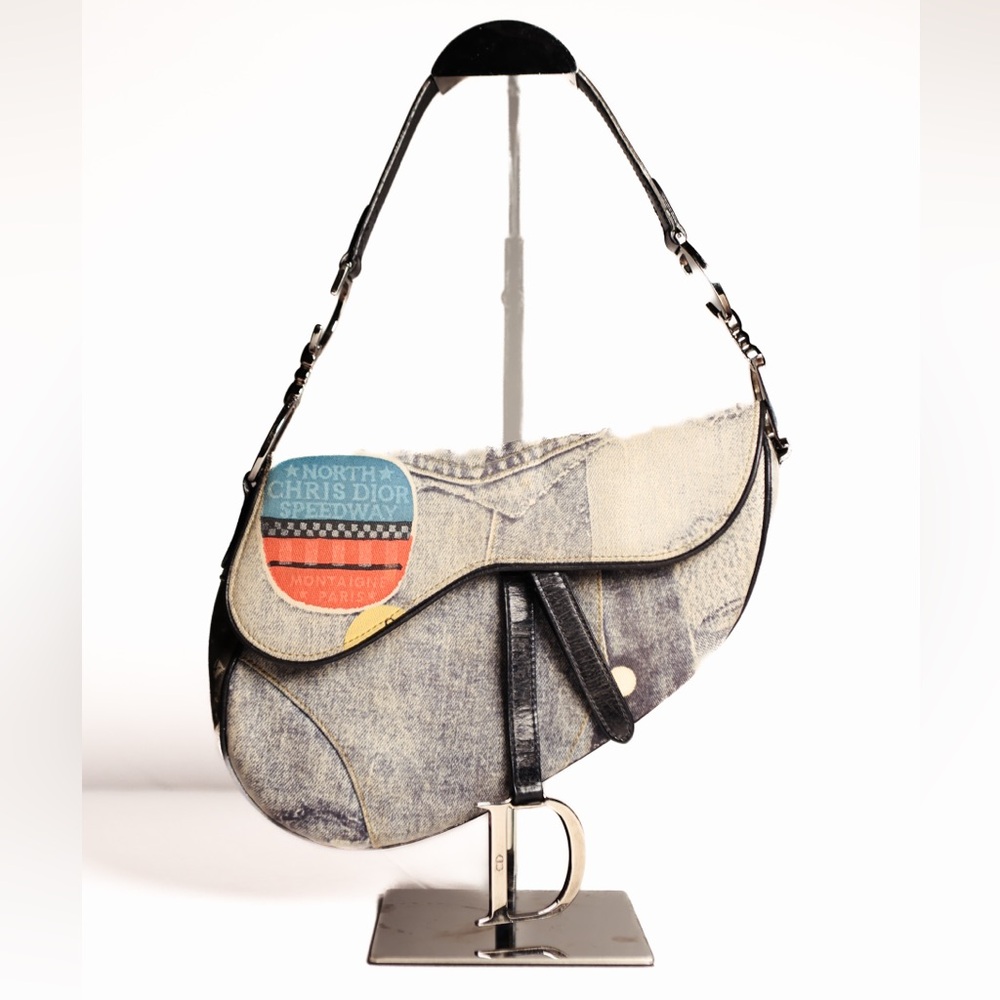 Christian Dior Speedway Mini Saddle Bag Vintage Galliano
